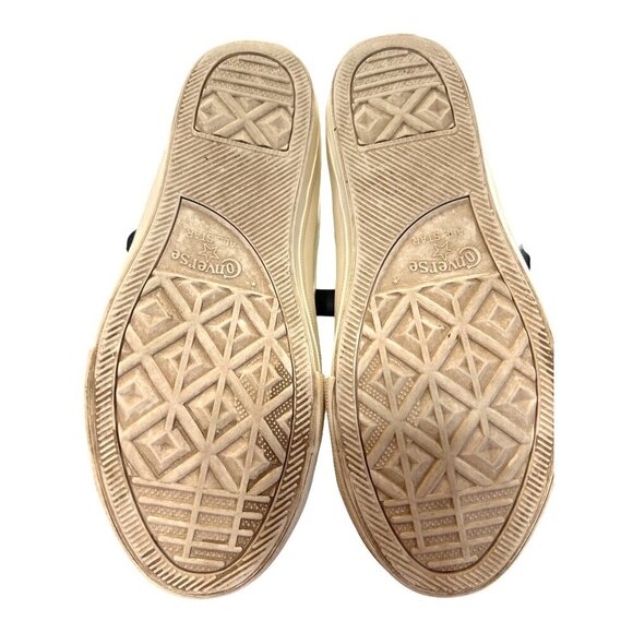 Converse Girls Sneakers Leather Chuck Taylor White Size 3 - Picture 8 of 9